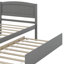 Lit plateforme simple avec lit gigogne-501848698