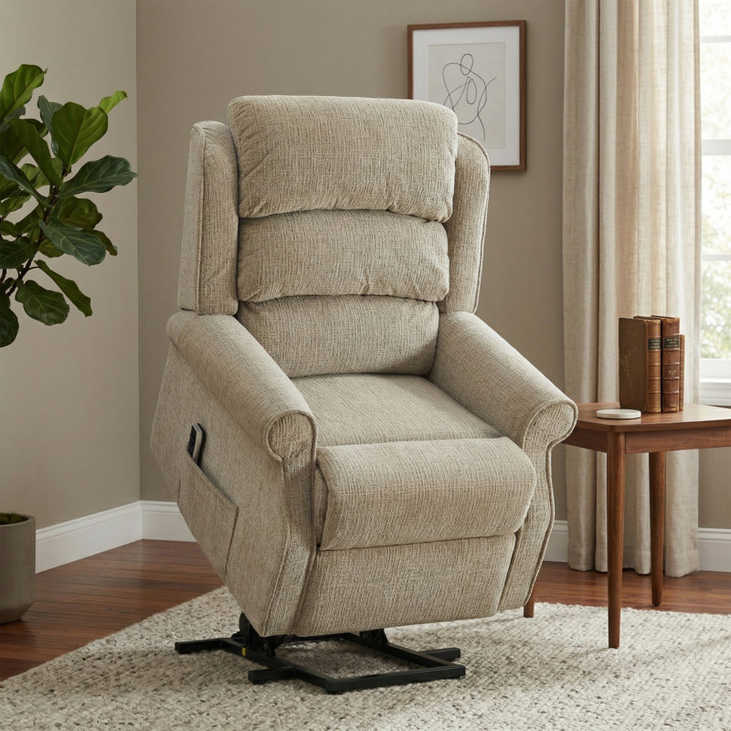 Constantino 84cm Wide Lift Assist Standard Recliner, Beige