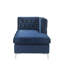 Canapé modulaire en velours de 81 po avec repose-pieds et repose-pieds Bagryana-1313760622