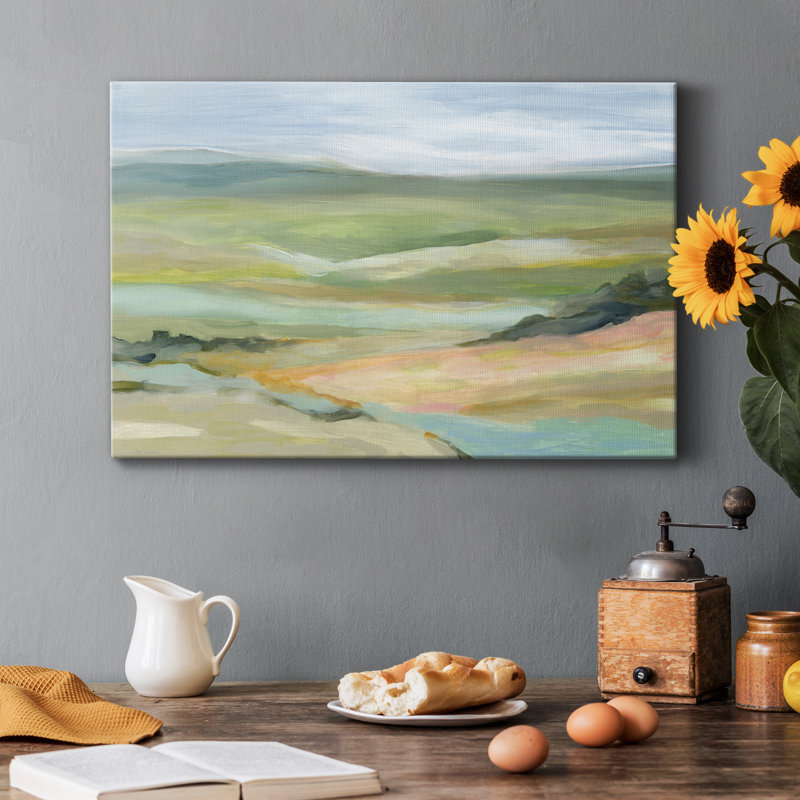 River Valley - Wrapped Canvas Painting, 60" H x 40" W x 1" D