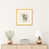 Toile avec cadre en bois beige n'est pas disponible