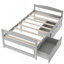 Lit plateforme simple avec deux tiroirs-130041888