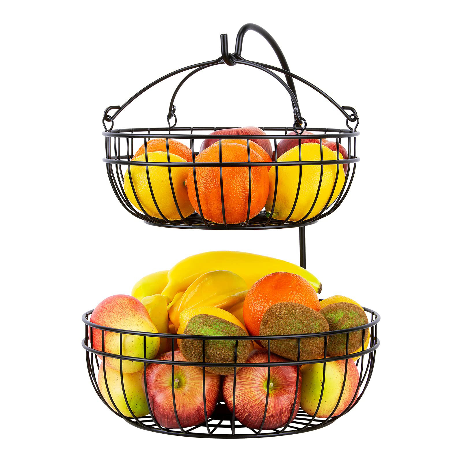 Red Barrel Studio® Large-Sized Fruit Bowl Tree Basket with Banana