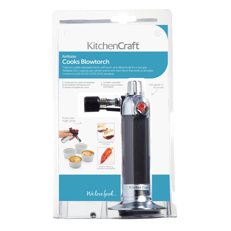 Cook's Blowtorch with Chrome Fittings