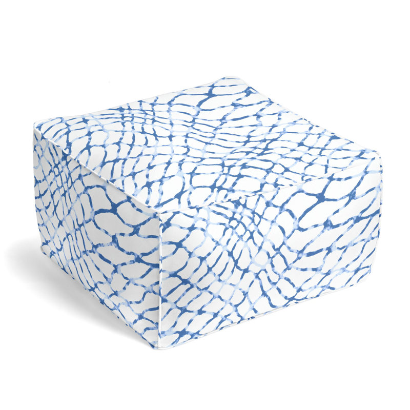 Upholstered Pouf, River 100% Linen