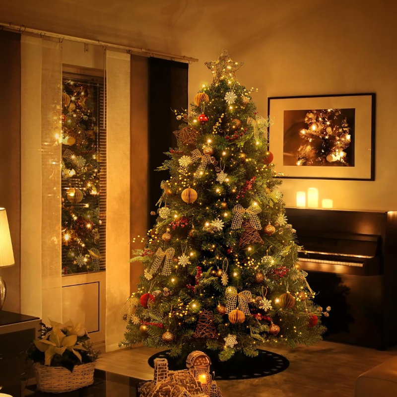 180cm H Lighted Artificial Christmas Tree