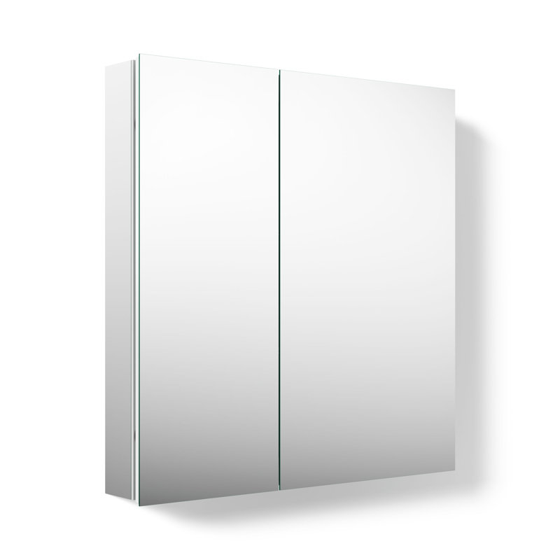 Embark Slim Rectangular Two-Door Medicine Cabinet, 26" H x 25" W x 4" D
