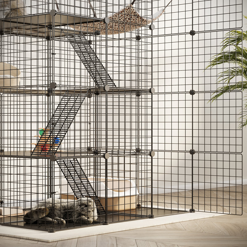Cage pour chat Boland, Black