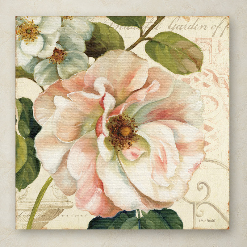 « les jardin ii », reproduction d’art sur toile tendue, H 14 po x l 14 po x P 2 po
