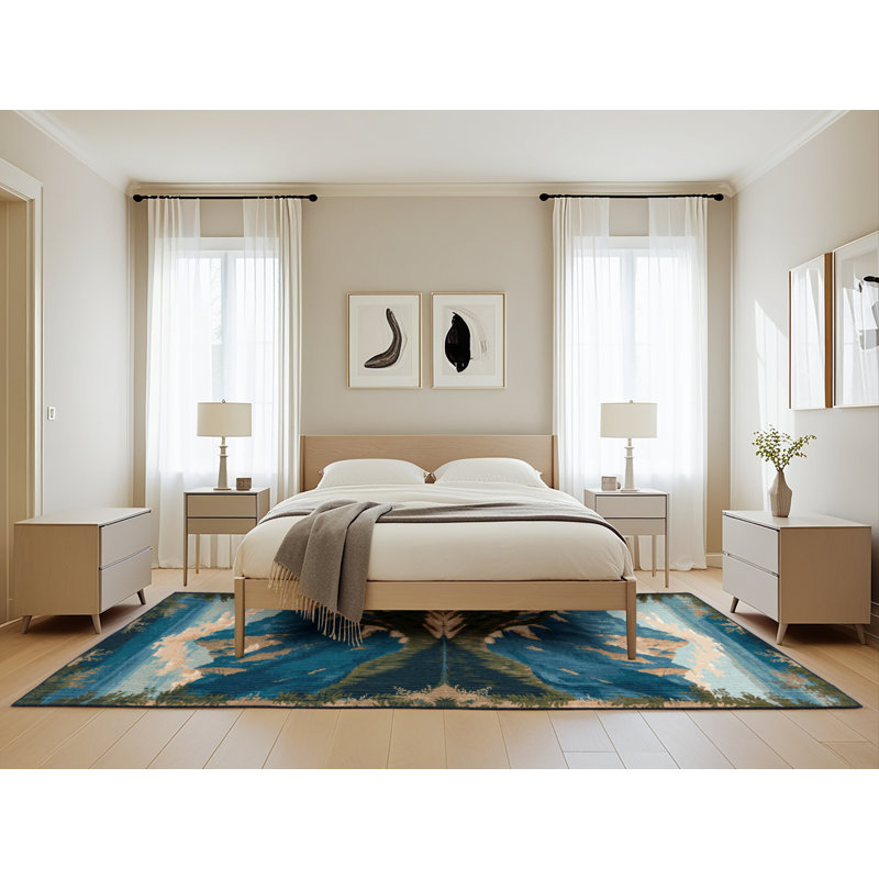 Tapis gris lavable à la machine, Rectangle de 5 pi x 8 pi