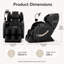Fauteuil de massage à compression d'air