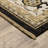 Kuester Vintage Center Medallion Tan/ Black Wool Blend Area Rug-1504255453