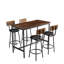 Ensemble de table de bar Edalberto pour 4 personnes