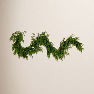 108" Silver Pre-Lit Christmas Garland