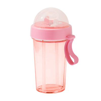 Bouteille d'eau 420 ml, tasse en plastique, transparent, mat, portable, pas facile à casser