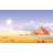 Premium Wallpaper Wall Mural - Desert Pyramids Scenery-702483934