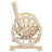 Solid Wood Outdoor Dining Armchair-97884399