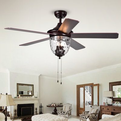 Wadkins 19'' Ceiling Fan with Light Kit