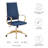 Jive Gold Stainless Steel Highback Office Chair-944345612-1042055043