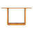 Mirod Elegant Minimalist Console Table With Curved Corners-1376668020