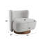 Chaise d'appoint en tweed