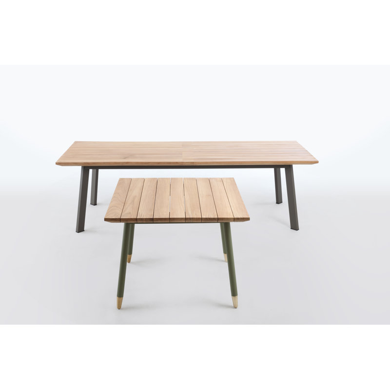 Plank Outdoor Square Dining Table