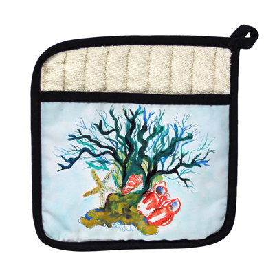 Cuisinier poignée de étoile de mer betsy drake interiors