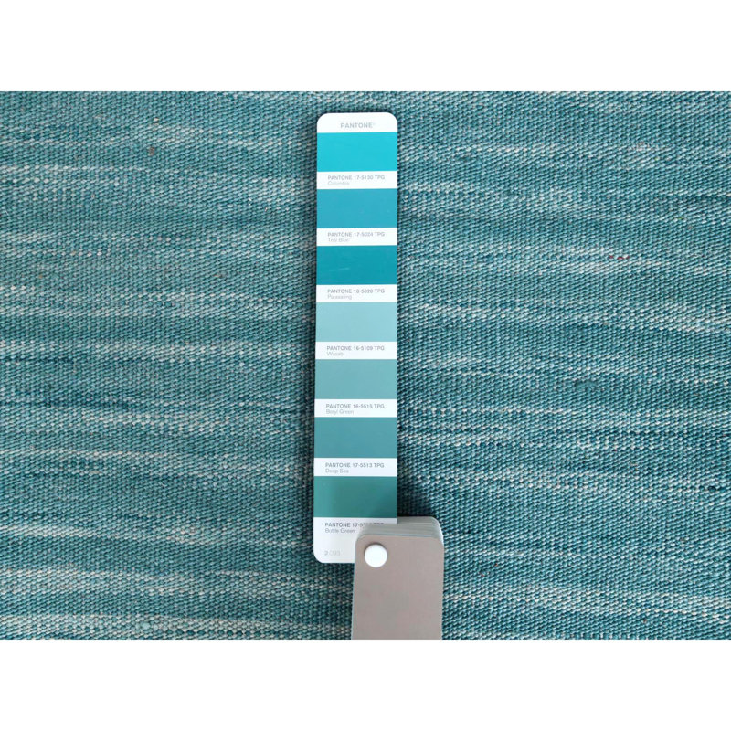 Tapis unique en laine noué à la main 9 pi 1 po x 12 pi 2 po nouvel âge Falynne