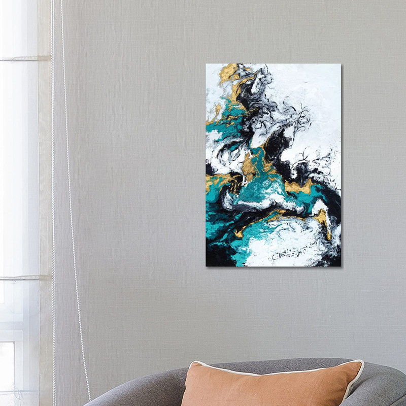 «Smoke» par Spell rebond Fine Art - reproduction d'art, Pas de tapis, Toile tendue, H 26 po x l 18 po x 1,5 po