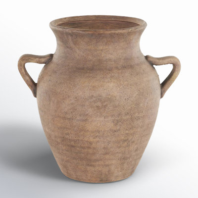 Birch Lane™ Daily Ceramic Antique Style Textured Vase With Shadings And Handles