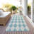 Fayme Washable Geometric Indoor / Outdoor Rug-342194099