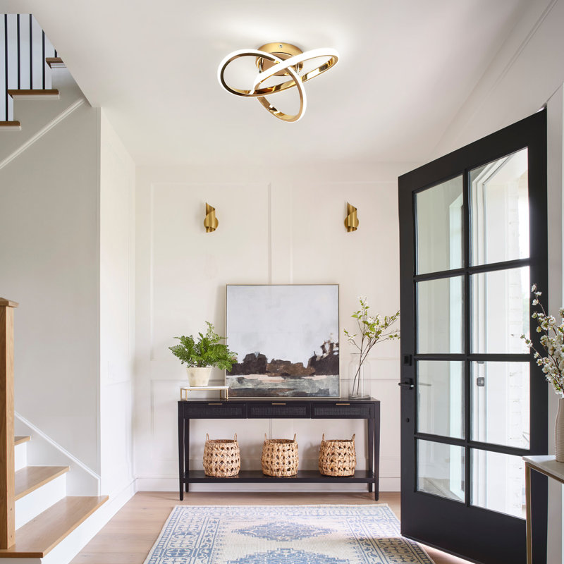  Golden Clover Ceiling Light, Rose Gold