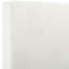 Grand lit moderne - fabrication en bois recouverte de blanc