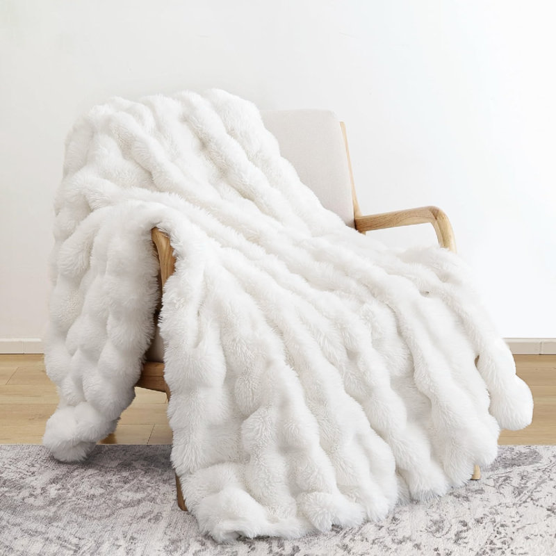 Jeté réversible Haalan Cozy, Jeté, Noir