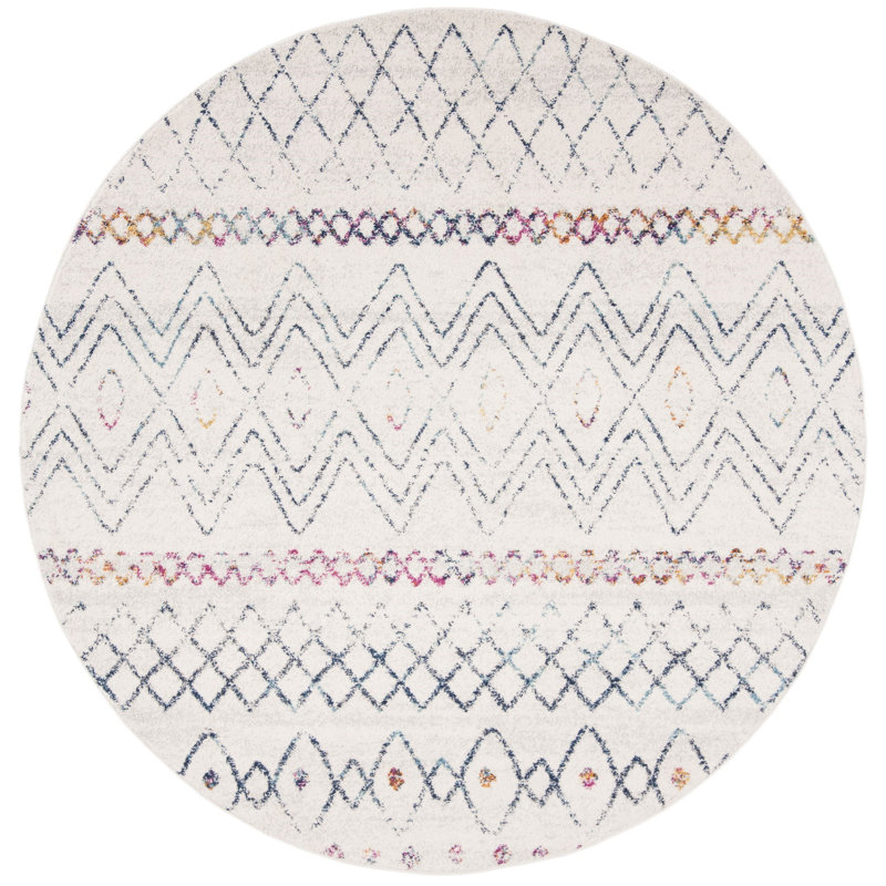 Reith 700 Performance Southwestern Rug, Round 4'