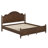 Mid-Century Modern Solid Wood Bed with Herringbone-Inspired Pattern Headboard-1622515576-1638388144