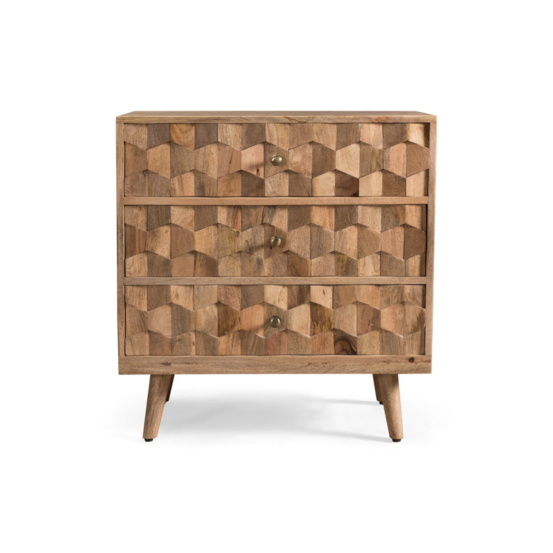 Commode 3 tiroirs Mid-Century