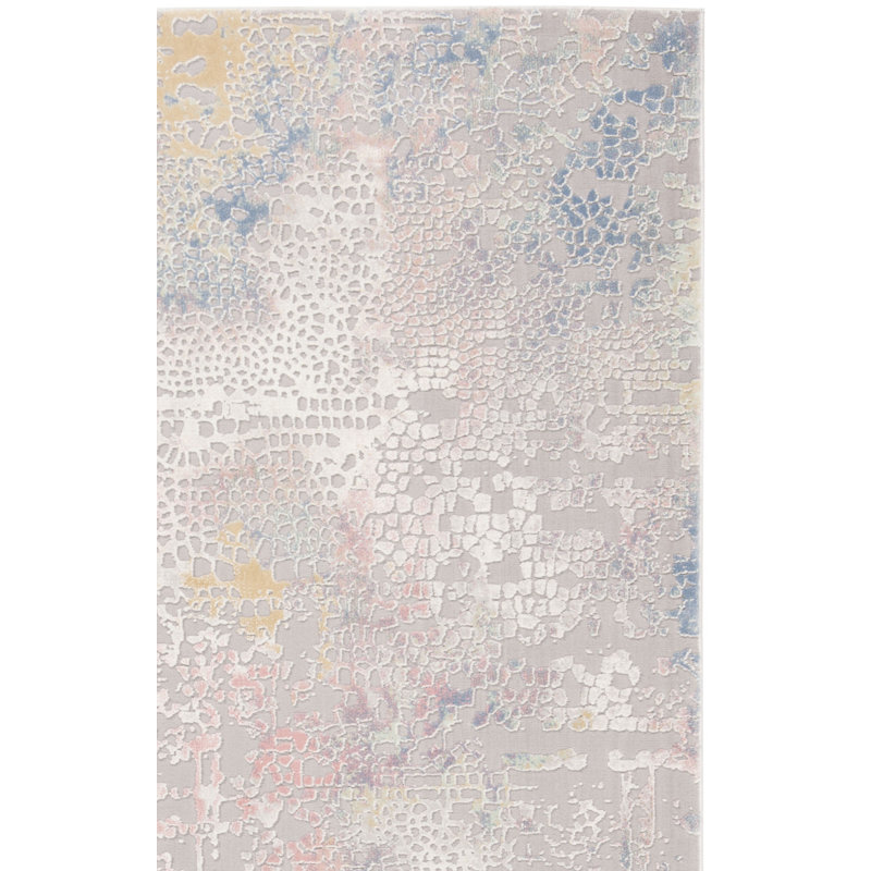 Wendi Performance Abstract Rug, Runner 2'7" x 8'