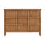 Furniture Classics Dalia Natural Mahogany Raffia Cabinet