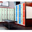 Casier 3 portes 72 po x 12 po x 12 po en acier à 3 portes avec serrure à clé - Rangement pour employés, étudiants, salle de sport, lieu de travail - Comprend des crochets, une ventilation et un porte-carte - Assemblage facile-88035921