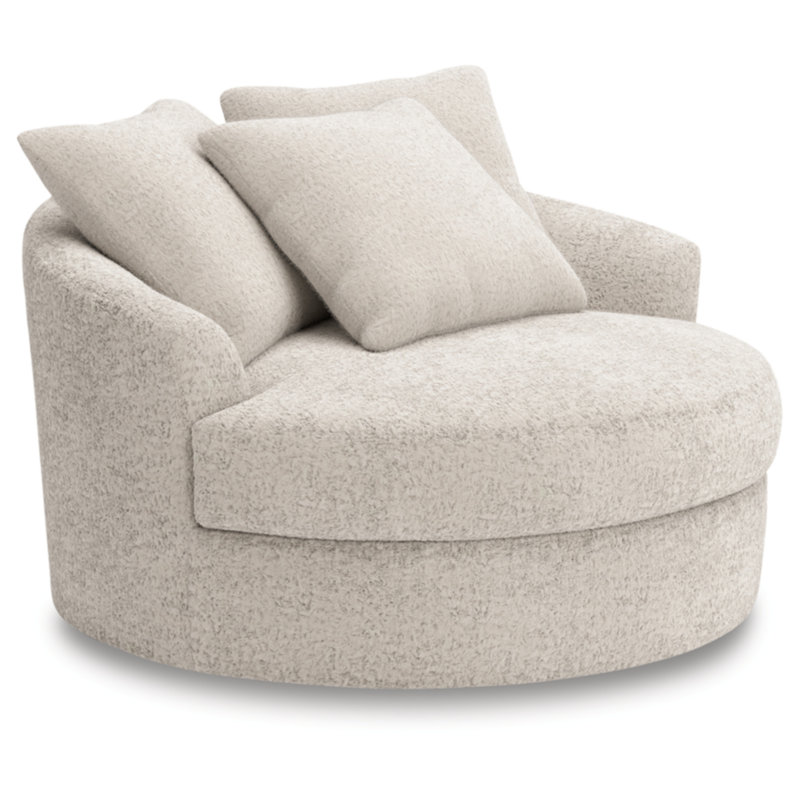 Snodoodle Oversized Swivel Accent Chair