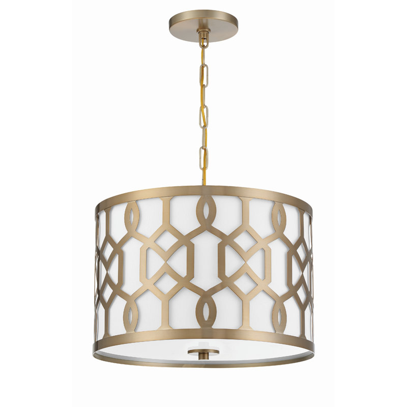 Jennings 5 - Light Chandelier, 18.25" 3-Light, Aged Brass
