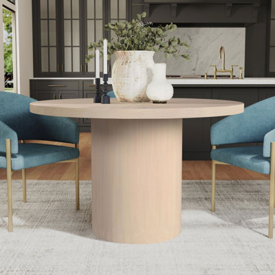 Bianca 48" Round Wood Dining Table by Indigo Road by Egypt Sherrod