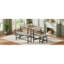 Ensembles de table de salle à manger extensible (doit inclure la table et la chaise), cuisine moderne en bois et métal