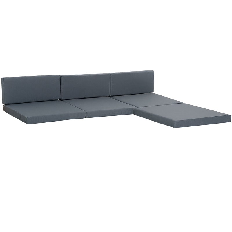 Garden Seat/Back Cushion, Grey
