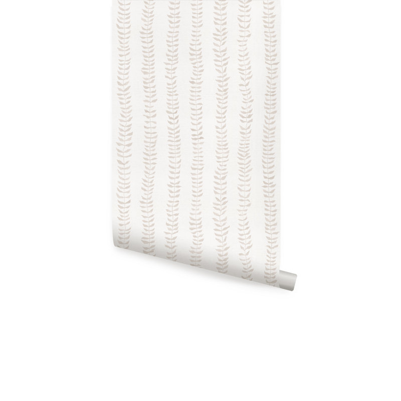 Papier peint à peler et coller, Beige