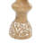 10.05'' H Wood Tabletop Candlestick