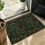 Tapis décoratif botanique Forêt sombre 47 x 31 pouces, pour bureau