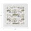 Leopard Walk Cameo Hemstitch 22" Linen/Cotton Napkin-126139497