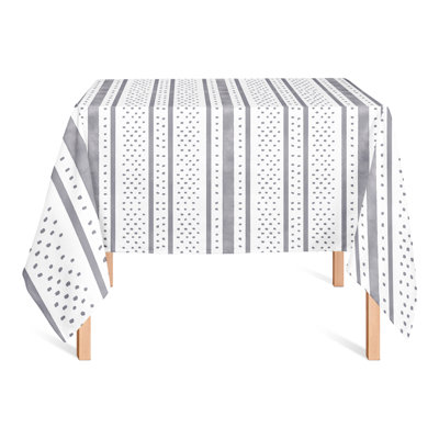 Colgate Striped Square Tablecloth